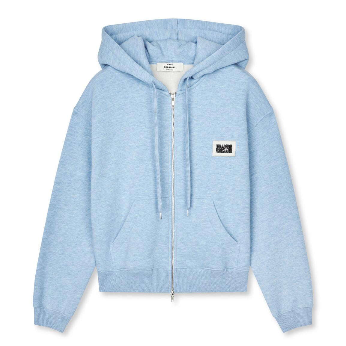 Standard Bobo hættetrøje - Light Blue Melange